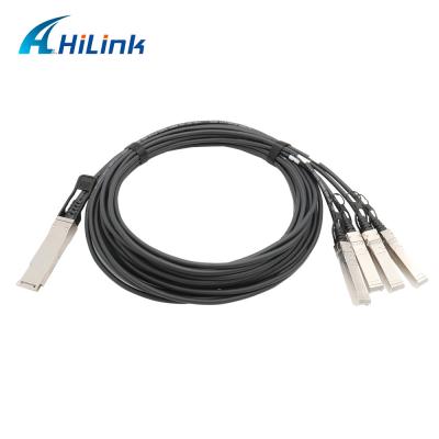 China FCC DAC Passive Copper Cable 56Gbps PAM4 1M 2M 3M QSFP56 aan 4X50G SFP56 Te koop