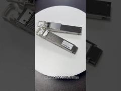 80KM Dual CS Qsfp Optical Transceiver 100G DWDM EML 2*27.5G DWDM TOSA
