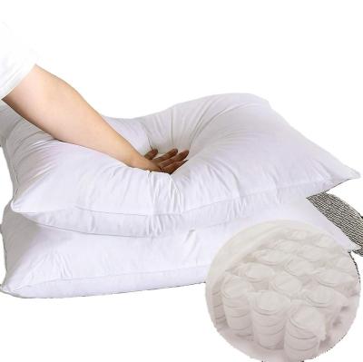 China Royal Coil Furniture Pillow Hotel Bed Memory Foam Pillow Pocket Spring for sale