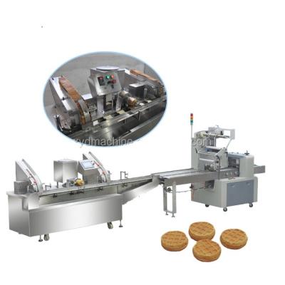 China Biscuit XYD-D1 cake sandwich machine connected packaging machine, bakery machines for sale