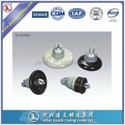 China High Voltage Ceramic Insulators ANSI 52-5 Disc Suspension Insulator for sale