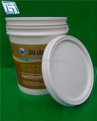 China Chemical Resistant Plastic Containers With Lid And Handle zu verkaufen