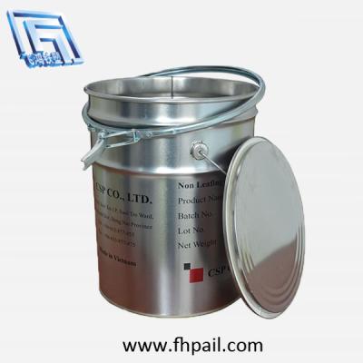 Cina Paint Bucket 10L Metal Paint Bucket & drum 10l paint bucket, 10l metal bucket, 10l metal paint bucket 10l and 10l metal bucket with lock ring lids in vendita