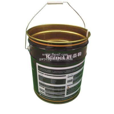 China Coating food grade 5l, 10l, 15l metal olive buckets wholesale for sale