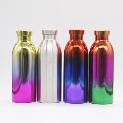 China Disposable Color Changing Stainless Steel Bottle Water Cola Bottle Coated Sports Cup For DIY Sublimation Printing for sale