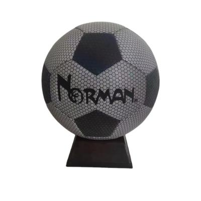 China Training Holographic Reflective Glow In Dark Soccer Ball Football for sale