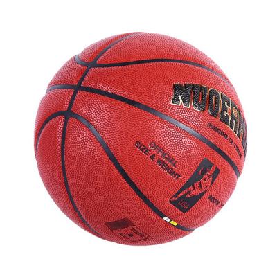 China Latest Orange Training Solid Soft Rubber Basketball Balls for sale