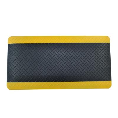 China Industrial Roanon PU anti-fatigue workstation mat non-slip running mat for sale