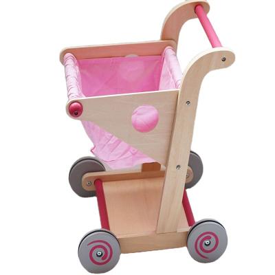 China Baby Wooden Walker Game for Girls Boys, Wooden Shopping Cart for Kids ToddlersLearning Walker Toys for sale