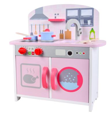 China Toy Children and Toddlers Funny Educational Kitchen Toy Set, Wooden Pretend Play Kitchen Set, Suitable Toy Gift for Girls and Boys for sale