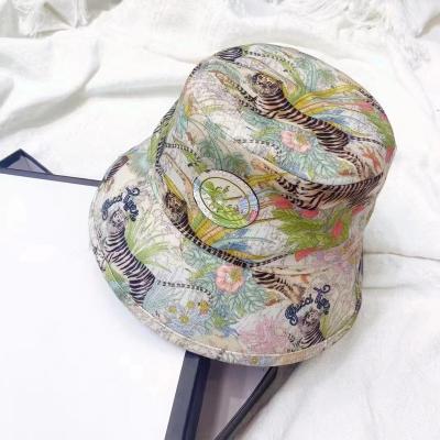 China Wholesale New Fashion Quality Stylish Cotton Material Fashion Women Reversible Double Sided Bucket Hat Hat for sale