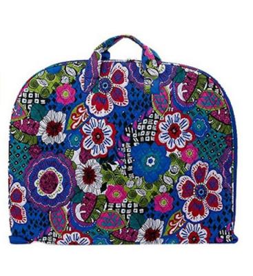 China Algodão Zippered acolchoado Paisley floral da tampa protetora contra poeira de pano dos sacos de vestuário à venda