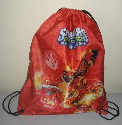 China El bolso impermeable del saco del gimnasio/la mochila de encargo de nylon del lazo para la escuela embroma en venta