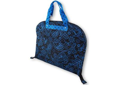 China Azul preto acolchoado Paisley dobrável de nylon clássico do saco de vestuário para o curso à venda