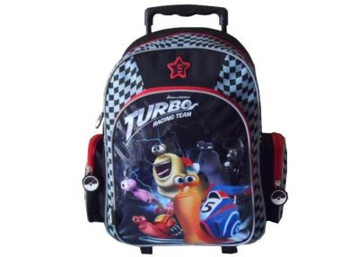 China Turbo Large Trolley School Bag / Cartoon Student Bag Polyester Backpack for sale