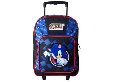 China Sonic-Laufkatzen-Schultasche-/Schwarz-Schulrollen-Rucksack-großes Jungen-Gepäck zu verkaufen