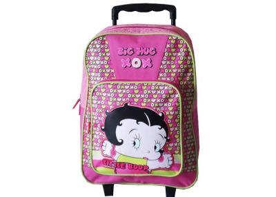 China 16“ de Schoolmeisjes die van de Karretjezak Rugzak Betty Boop Large Capacity Rolling Te koop