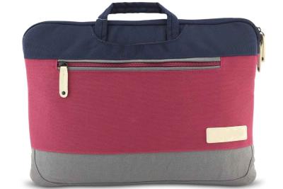 China Canvas 13 Inch Laptop And Tablet Bag With Soft Fabric Inside And Side Pockets for sale