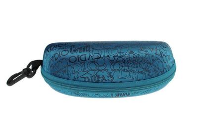 China Men , Women , Student Fashion Blue EVA Zipper Sunglasses Case With Buckle for sale