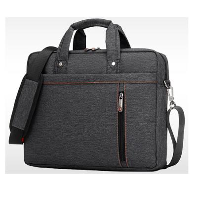 China Black Nylon Business Laptop Bag With Detachable Shoulder Strap BSCI Approved for sale