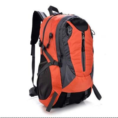 China Fashion Orange Ripstop Nylon Outdoor Sports Camping Hiking Backpack for sale