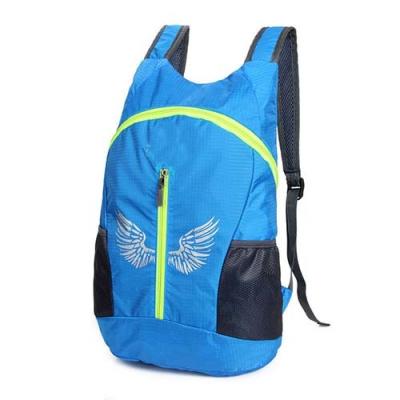 China Nylon azul de Ripstop da mochila exterior que acampa caminhando a trouxa com bolso traseiro à venda