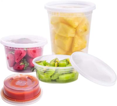 China Yiqiang Microwavable 280ml/10oz To Go Disposable Plastic Food Containers Food Fruit Takeout Box for sale