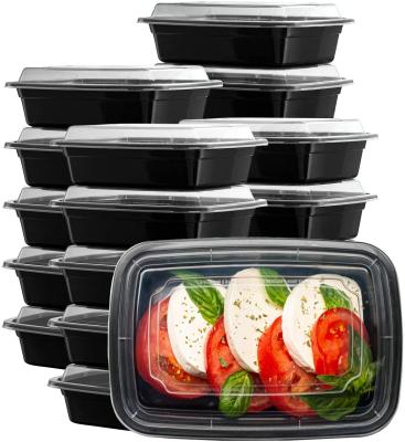 China New Microwavable Airtight Stackable Reusable Airtight Stackable Takeaway Microwavable Disposable Plastic Food Container 28oz for sale