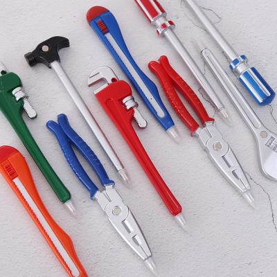 China Pliers Nail Hammer Wrench Shaped Pen Tool Pen Pliers Hammer Wrench Shaped Pen Holiday Party Personality Point Nail Hammer Wrench for sale