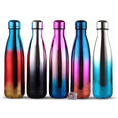 China Viable Keep Cold Or 12hours Hot Water Stainless Steel Vacuum Insulated Water Bottle Cola Shape Double Walled Water Bottle for sale