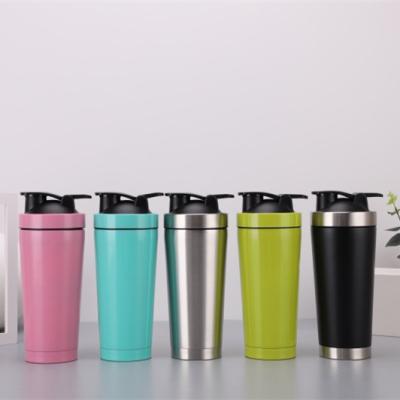 China Durable Outdoor Protein Shaker Bottle , Insulated Stainless Keep Cold And Hot Shaker Tumbler for sale