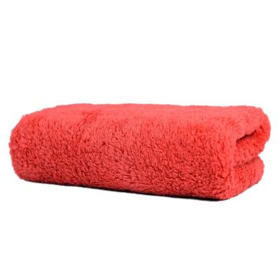 China 450 GSM Microfiber Fabric Car Drying Washing Edgeless Kid Safe Lint Free Detailing Towel for sale