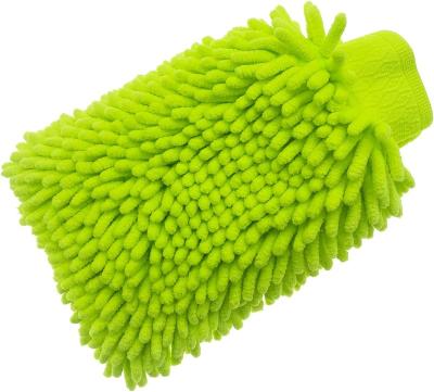 China Premium Child Safe Chenille Microfiber Wash Mitt For Car Washing for sale