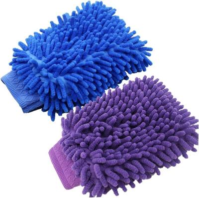 China Plus Size Soft Lint Free Premium Winter Microfiber Chenille Waterproof Glove Safe For Scratch Kids for sale