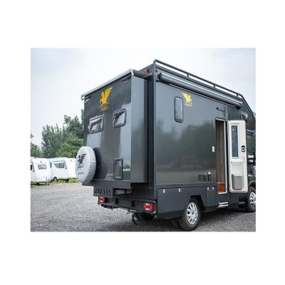 China Camping Hofulo new technology outdoor motorhome with automatic roof lift roof for road camping for sale