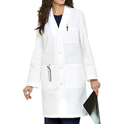 China Patient Gowns Wholesale Price Hospital Uniforms Pockets Spandex Medical Lab Coat White Women Lab Coat for sale