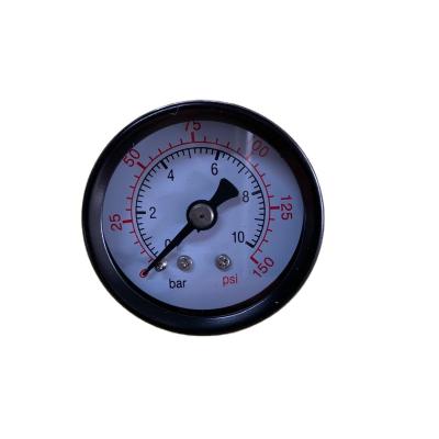 China Stainless Steel Dry Pressure Gauge 10bar 150psi Diameter 40mm Back Mounting for sale