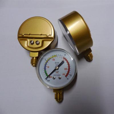 China High Accuracy Painted Steel Copper Alloy Case Pressure Gauge For Natural Gas for sale