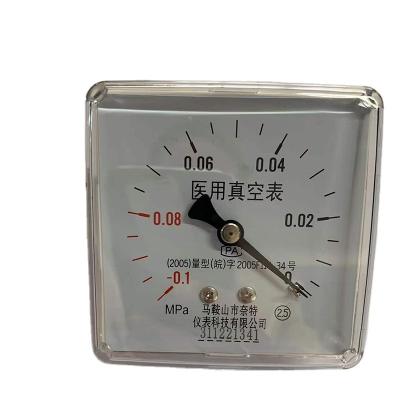 China Plastic Square Medical Vacuum Gauges for sale