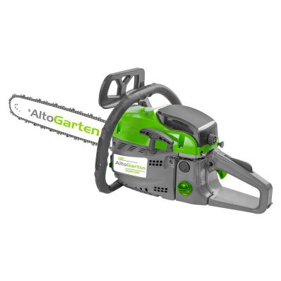 China 2-Stroke AG09 Guaranteed Single Cylinder 2 Gasoline Quality Gasoline Chainsaw Single Stroke 45/52/58/62cc for sale