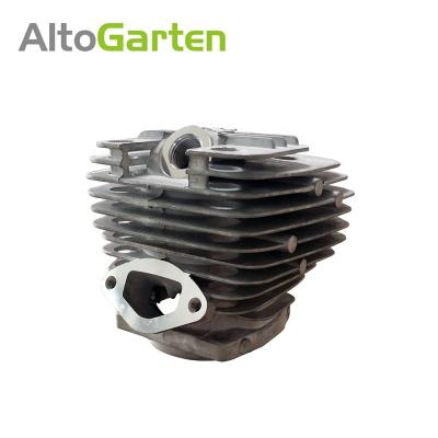 China 45/52/58 Chinese made chainsaw cylinder for 45/52/58 cc gasoline chainsaw spare part with good quality die casting cylinder for sale