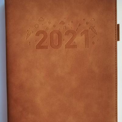 China Hot Sale PU Learthre+paper Leather Simple Ultra Thick Notebook for sale