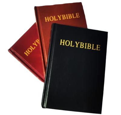 China paper & Hot Selling Cardboard Cover Bronzing High Quality Holy Bible Book For Sale for sale