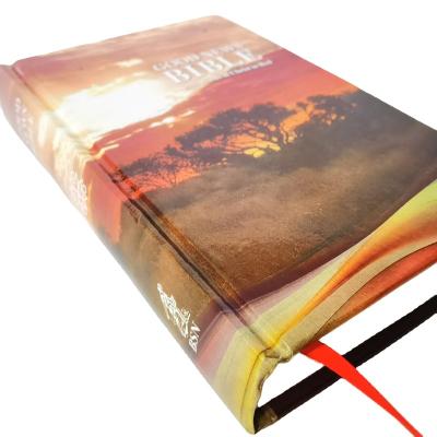 China paper & High quality cardboard Holy Bible hardcover book printing hot seller bible reading book for sale for sale