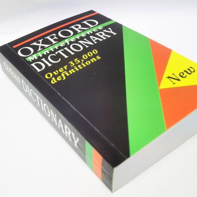 China paper & High Quality Oxford Dictionary Cardboard Dictionary Wholesale Cardboard Minireference Oxford Compact Edition for sale