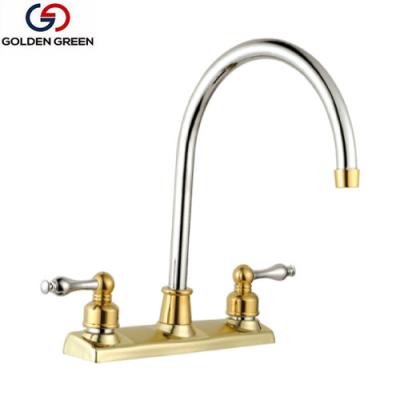 China Thermostatic Faucets Body Gold And Brass Chrome Kitchen Faucet for sale