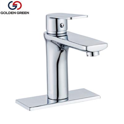 China &Home Thermostatic Brass Body Hotel Faucets Single Hole Bathroom Basin Faucet Mixer Tap for sale