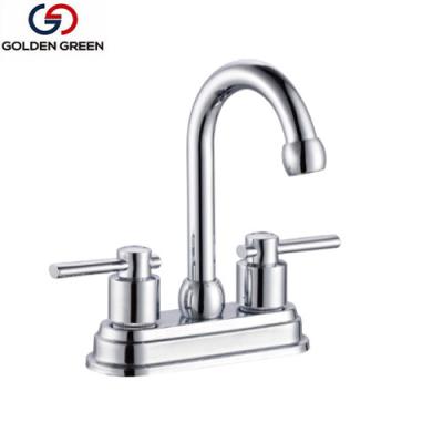 China High Quality Brass Thermostatic Faucets Cartridge Gold Basin Faucet 1/4 With Zinc Alloy Faucet for sale