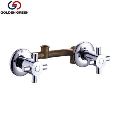 China Brass Thermostatic Faucets Body Bathroom Shower Faucet With Zinc Handle for sale