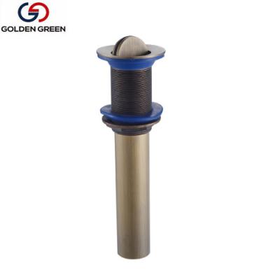 China Modern Good Drainage Effect Brass Waste Automatic Drain for sale